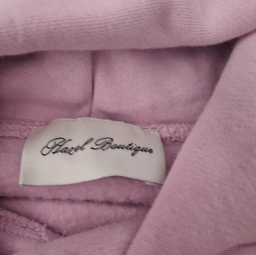 Hazel Darla Hoodie with Glitter Embroidery Logo - Picture 3 of 6